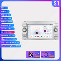 Autoradio CarPlay Ford Focus, Mondeo, S-Max et Kuga (2003-2012) – Écran 7 pouces, 2 DIN, vue 48