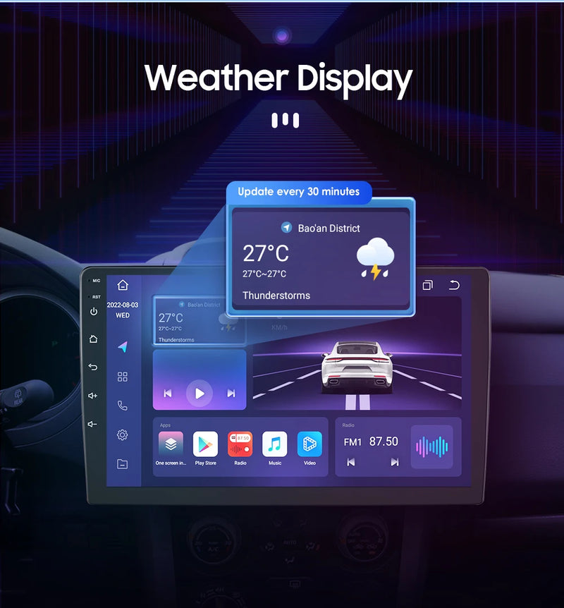 Autoradio CarPlay Ford Focus, Mondeo, S-Max et Kuga (2003-2012) – Écran 7 pouces, 2 DIN, vue 22