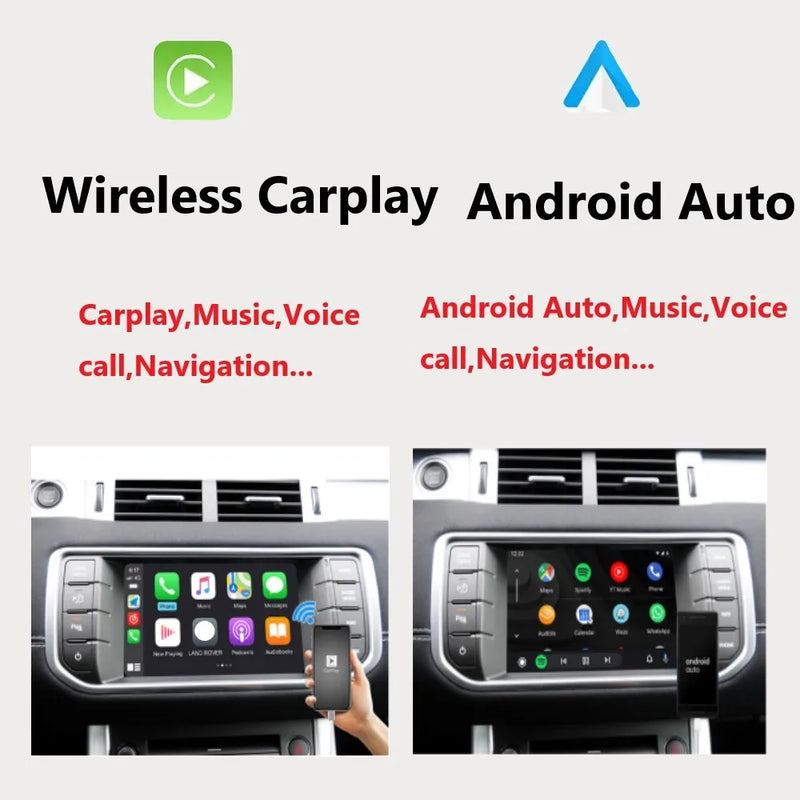 Boîtier CarPlay Land Rover Jaguar (2012-2016) – Écran d'origine conservé, vue 4