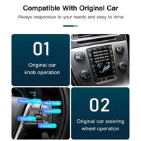 Boîtier CarPlay Volvo S60, V40, V60 et XC60 (2015-2018) – Écran d'origine conservé, sans fil, vue 2