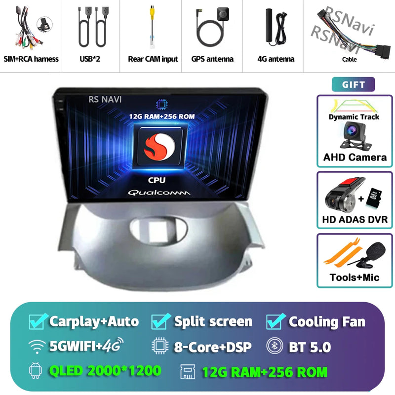 Autoradio CarPlay Peugeot 206 et Citroën C2 (2004-2013) – Écran QLED 9 pouces, jusqu'à 16 Go + 512 Go, vue 42