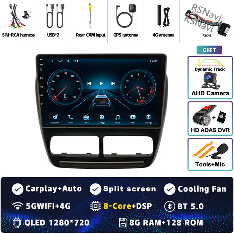 Autoradio CarPlay Fiat Doblo (2010-2015) – Écran 9 pouces sans fil, jusqu'à 16 Go + 512 Go, vue 19