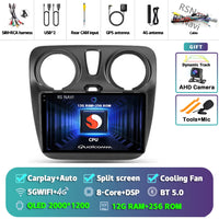 Autoradio CarPlay Renault Lodgy et Dacia Dokker (2012-2021) – Écran 9 pouces, Android 16, vue 23