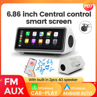 Écran CarPlay Portable Universel – 6,86 ou 10,26 Pouces, Sans Fil, FM et AUX