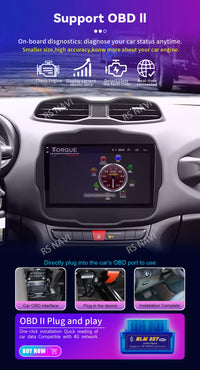 Autoradio CarPlay Jeep Renegade (2016-2020) – Écran 9 pouces, jusqu'à 16 Go + 512 Go, vue 26
