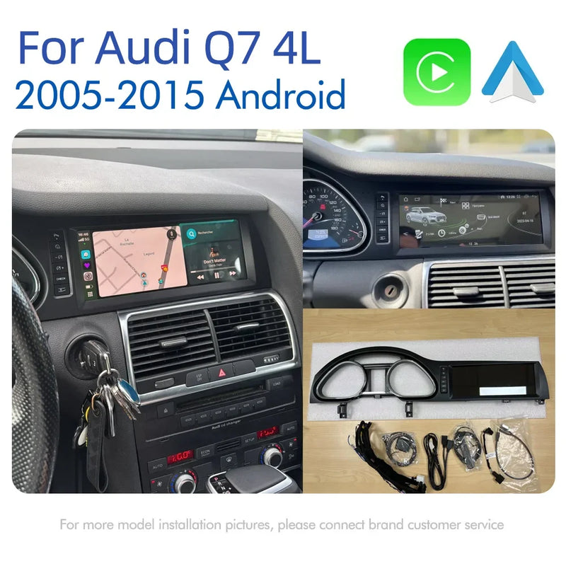 Autoradio CarPlay Audi A6 C6 et Q7 4L (2005-2015) – DSP, MMI 2G ou 3G, vue 3