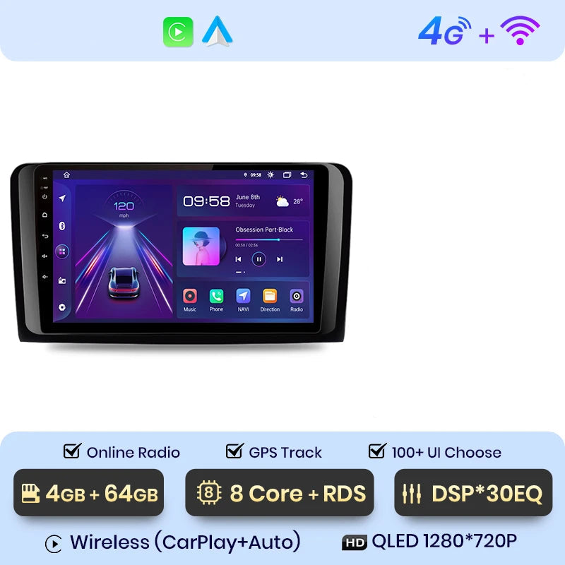 CARPLAY MERCEDES W164 (2005-2012) C5