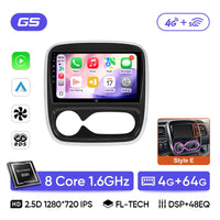 Autoradio CarPlay Renault Trafic 3 et Opel Vivaro B (2014-2018) – Écran 9 pouces, sans fil, vue 20