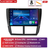 Autoradio CarPlay Subaru Forester SH (2007-2013) et Impreza GH GE (2007-2011) – Écran QLED 9 pouces, vue 47