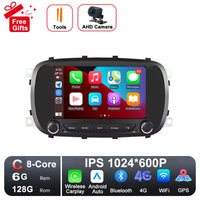 Autoradio CarPlay Fiat 500X (2014-2020) – Écran IPS 7 pouces, jusqu'à 8 Go + 256 Go, vue 32