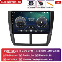 Autoradio CarPlay Subaru Forester SH (2007-2013) et Impreza GH GE (2007-2011) – Écran QLED 9 pouces, vue 37