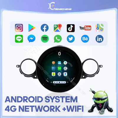 MINI Cooper R56 R60 Autoradio Android 15 CarPlay GPS