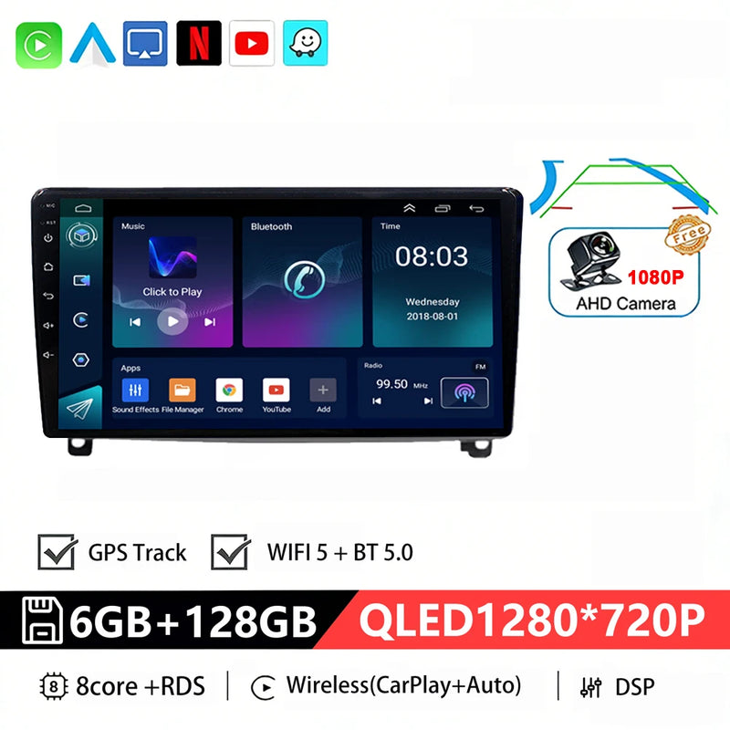 Autoradio CarPlay Peugeot 407 (2004-2011) – Android 16, boîtier CAN bus fourni, jusqu'à 8 Go + 256 Go, vue 28