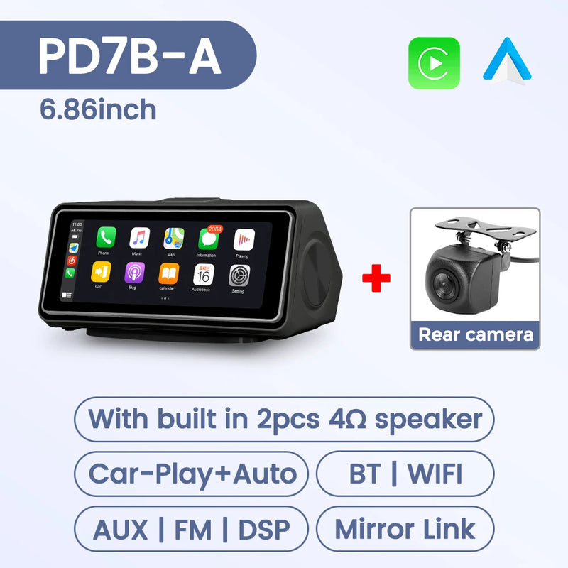 Écran CarPlay Portable Universel – 6,86 ou 10,26 Pouces, Sans Fil, FM et AUX, vue 43