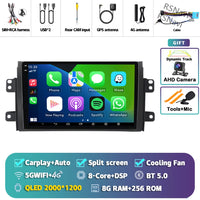 Autoradio CarPlay Suzuki SX4 (2006-2013) – Écran 9 pouces sans fil, jusqu'à 12 Go + 256 Go, vue 40