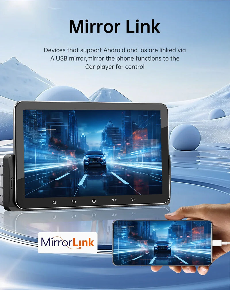 Autoradio CarPlay 1 DIN Universel – Écran 7 Pouces, Filaire, Mirror Link, vue 12