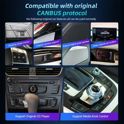 Autoradio Android pour Audi A6 C6 Q7 4L DSP MMI