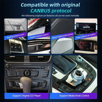 Autoradio CarPlay Audi A4 A5 Q5 B9 (2016-2023) – Écran 12,3 pouces, Android 14, vue 4