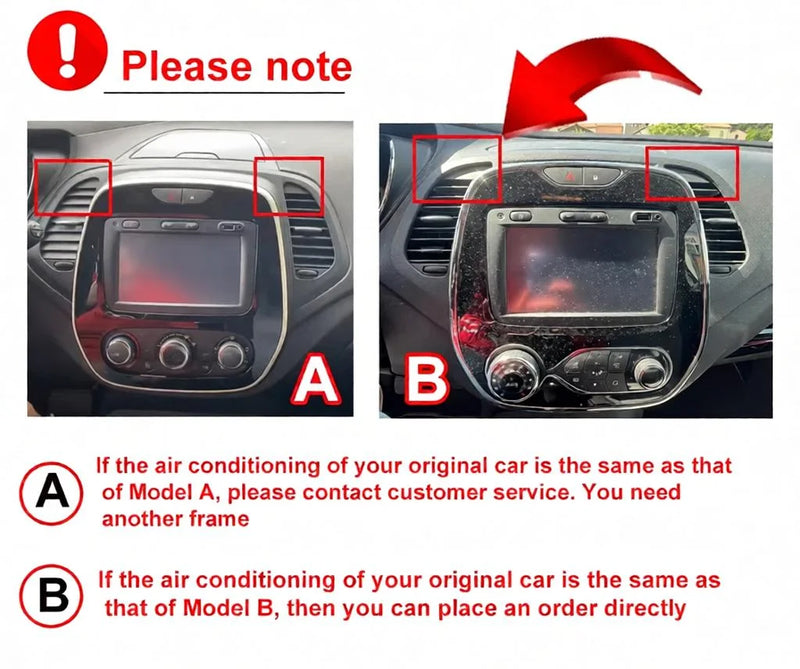 Autoradio CarPlay Renault Captur (2016-2019) – Écran 9 pouces, Android 16, vue 3