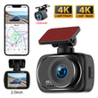 Dashcam 4K Avant et Arrière 4K – Écran 2 Pouces, Wi-Fi, GPS en Option