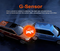 Dashcam 4K Wi-Fi Double Caméra – Écran 1,47 Pouce, GPS en Option, Kit Parking 24 h, vue 12