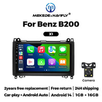 Autoradio CarPlay Mercedes Classe B W245, Vito W639 et Sprinter (2004-2016) – Écran 9 pouces, vue 10