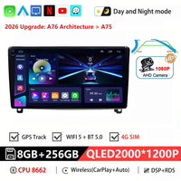 Autoradio CarPlay Peugeot 407 (2004-2011) – Android 16, boîtier CAN bus fourni, jusqu'à 8 Go + 256 Go, vue 32