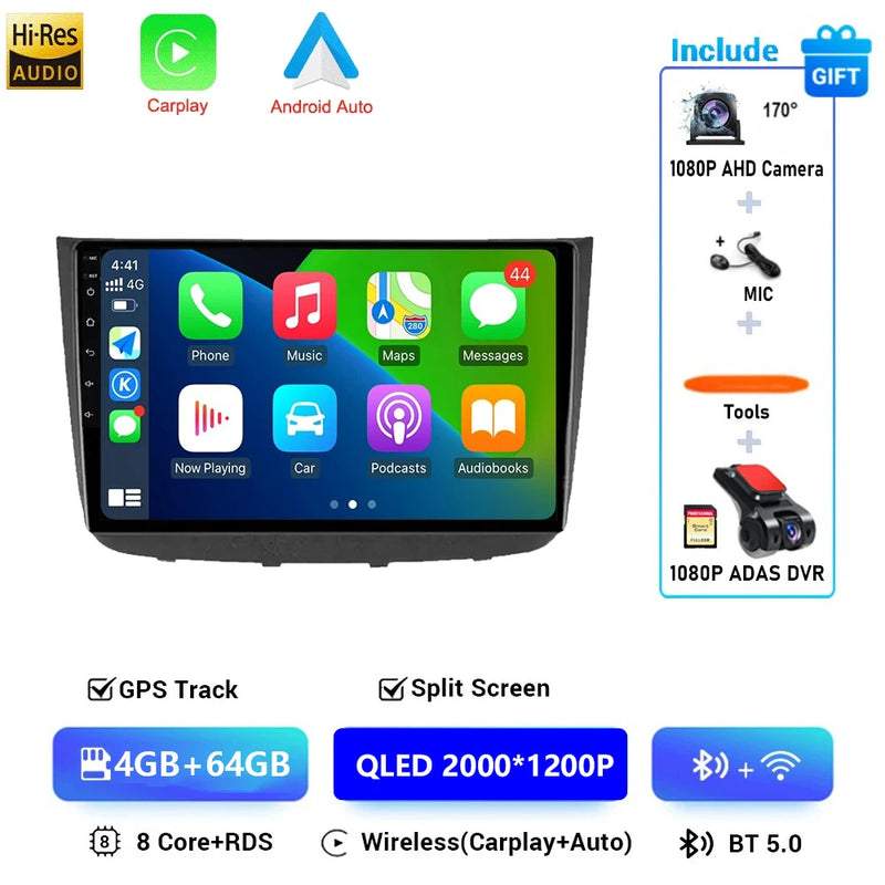 Autoradio CarPlay Mercedes Vito Viano W639 (2003-2015) – Écran QLED 10 pouces, vue 9