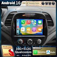 Autoradio CarPlay Renault Captur (2016-2019) – Écran 9 pouces, Android 16