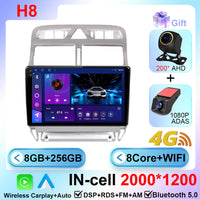 Autoradio CarPlay Peugeot 307 SW et CC (2002-2013) – Écran 9 pouces, Android 16, vue 13