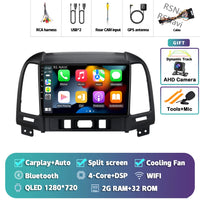 Autoradio CarPlay Hyundai Santa Fe 2 (2006-2012) – Écran 9 pouces, jusqu'à 16 Go + 512 Go, vue 25