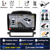 Autoradio CarPlay Chevrolet Captiva (2008-2012) – Écran 9 pouces sans fil, jusqu'à 16 Go + 512 Go, vue 52