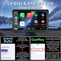 Écran CarPlay Portable Universel 7 Pouces – Ventouse ou Socle, Caméra de Recul, vue 8