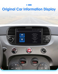 Autoradio CarPlay Fiat 500 (2007-2015) – Écran 7 pouces, 8 cœurs, jusqu'à 8 Go + 128 Go, vue 45