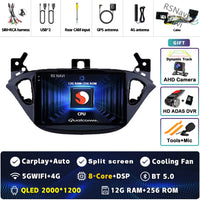Autoradio CarPlay Opel Corsa E (2014-2019) et Adam (2013-2016) – Écran 9 pouces 2K, jusqu'à 12 Go + 256 Go, vue 20