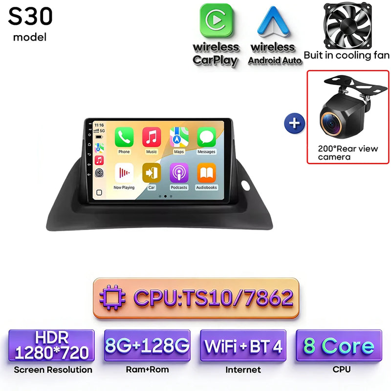 Autoradio CarPlay Renault Kangoo (2008-2018) – Écran 9 pouces, option écran 2K, jusqu'à 12 Go + 256 Go, vue 31