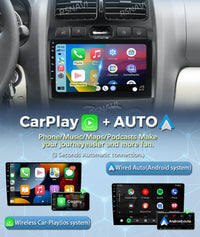 Autoradio CarPlay Hyundai Santa Fe Classic et SM (2006-2012) – Écran QLED 9 pouces, vue 13