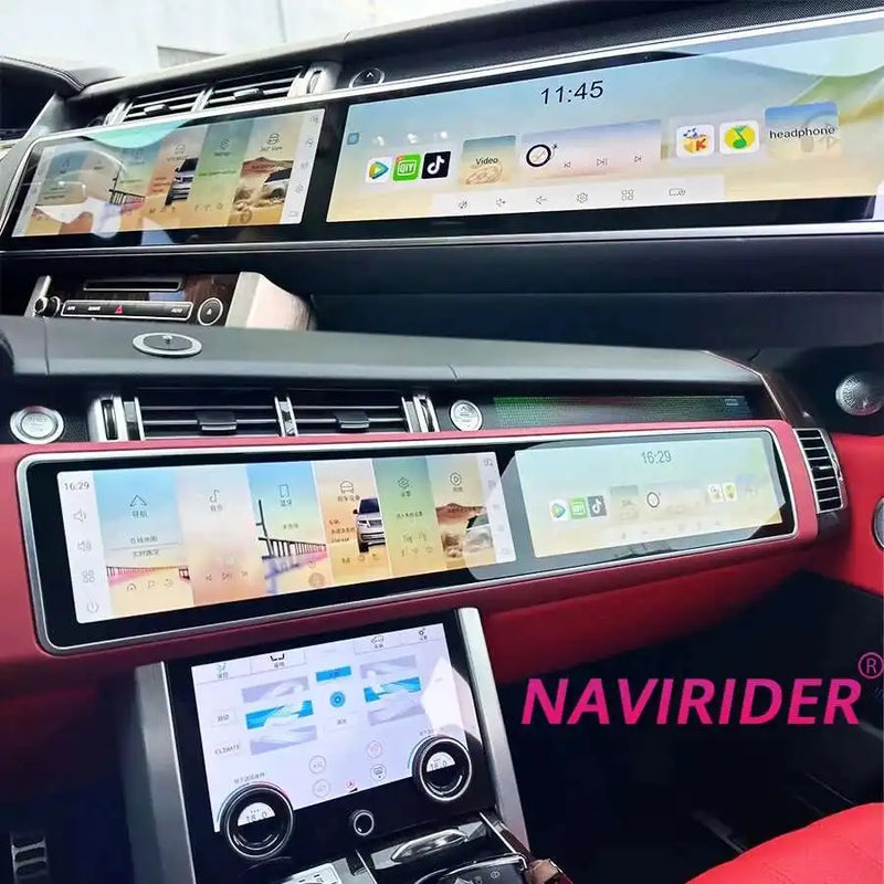 Autoradio CarPlay Land Rover Range Rover Sport L494 (2013-2017) – Double écran Android