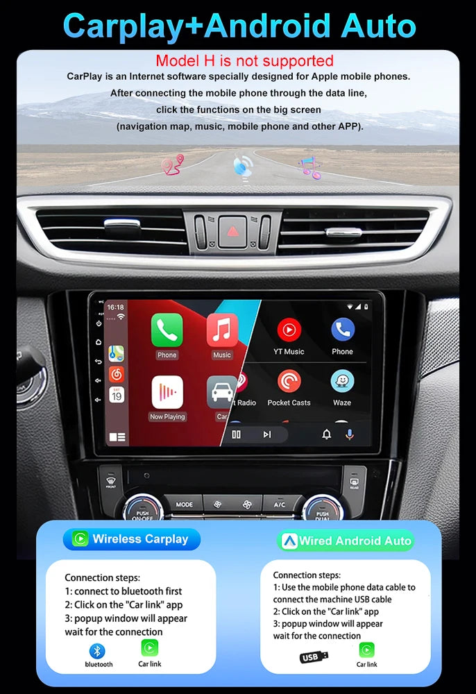 Autoradio CarPlay Citroën C3 et DS3 (2010-2016) – Écran QLED 7 pouces, Android 16, jusqu'à 8 Go + 256 Go, vue 14