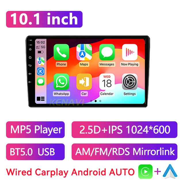 Autoradio CarPlay 2 DIN Universel – Écran 9 ou 10,1 Pouces, Filaire, Caméra en Option, vue 33