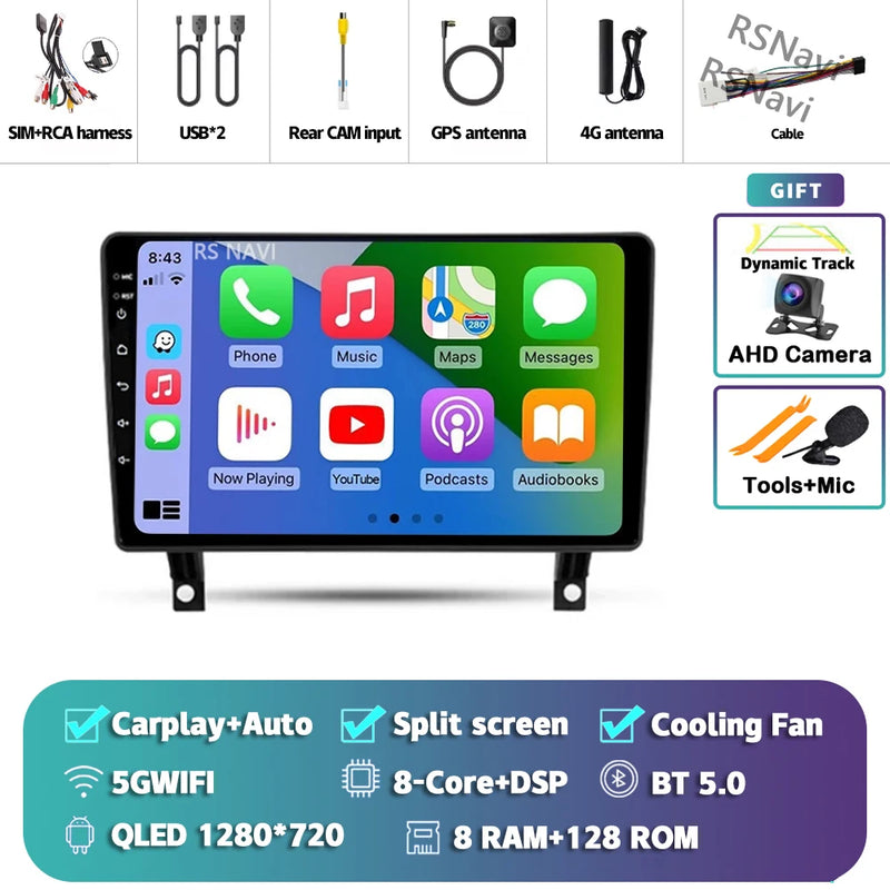 Autoradio CarPlay Opel Antara (2006-2017) – Écran QLED, Android 16, vue 29