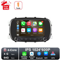 Autoradio CarPlay Fiat 500X (2014-2020) – Écran IPS 7 pouces, jusqu'à 8 Go + 256 Go, vue 30