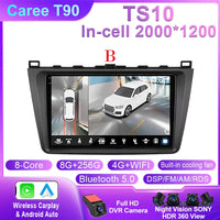 Autoradio CarPlay Mazda 6 GH (2008-2012) – Écran 9 pouces, jusqu'à 12 Go + 256 Go, vue 9