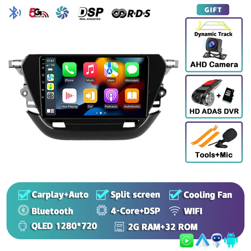 Autoradio CarPlay Opel Corsa F (2019-2023) – Écran 9 pouces, jusqu'à 12 Go + 256 Go, vue 46