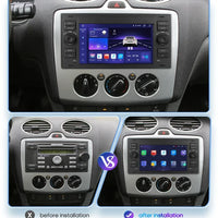 Autoradio CarPlay Ford Focus, Mondeo, S-Max et Kuga (2003-2012) – Écran 7 pouces, 2 DIN, vue 2