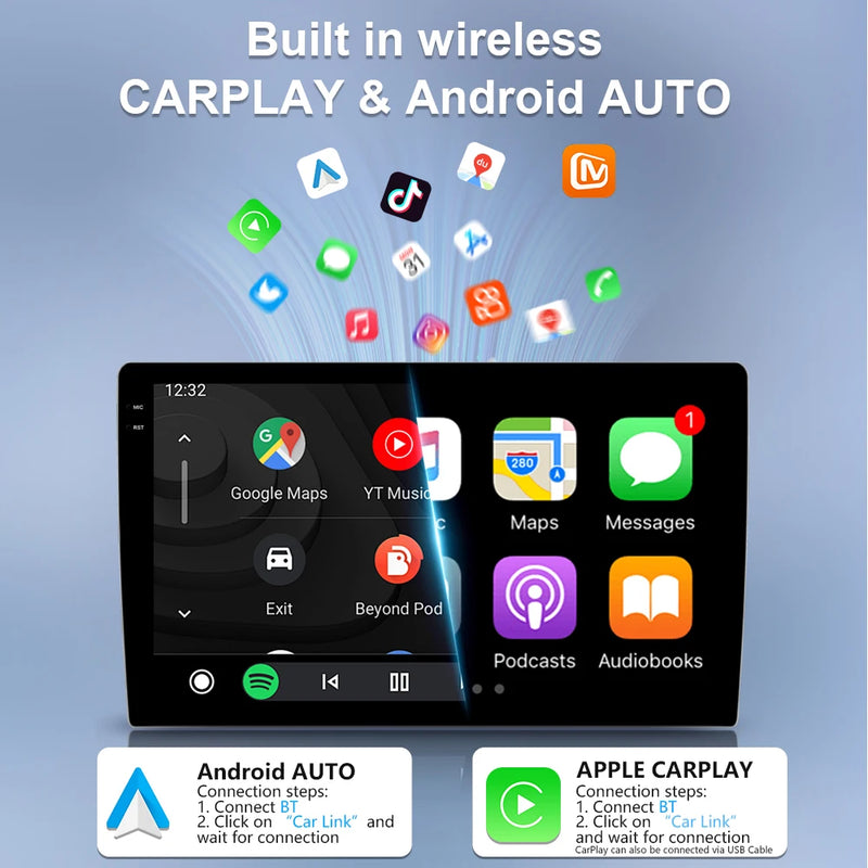 Autoradio CarPlay Opel Corsa E et Adam (2015-2019) – Écran QLED, jusqu'à 8 Go + 256 Go, vue 3