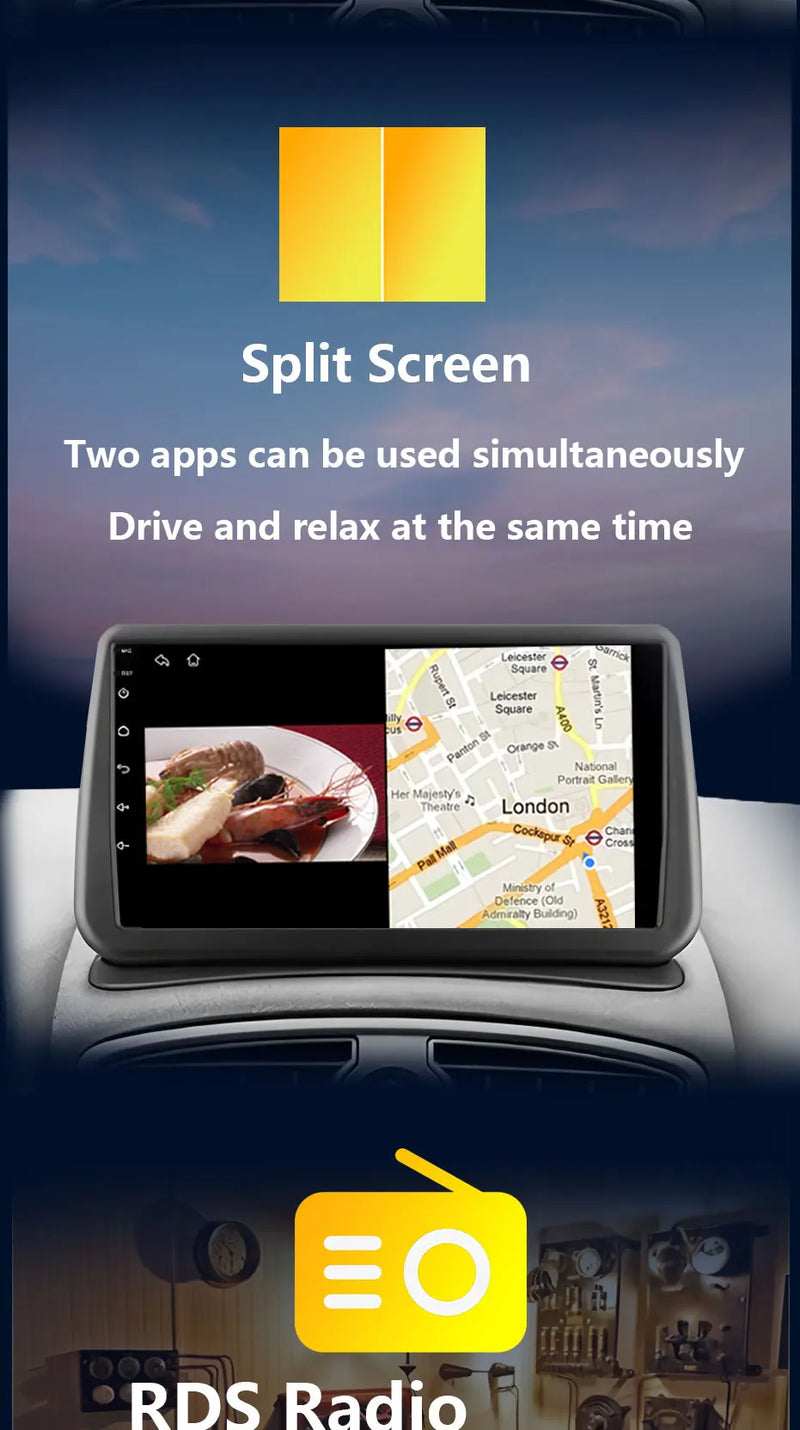 Autoradio CarPlay Nissan Juke (2011-2016) – Écran 9 pouces, Android 15, option écran 2K, vue 16
