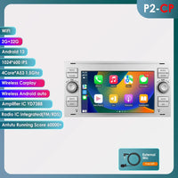 Autoradio CarPlay Ford Focus, Mondeo, S-Max et Kuga (2003-2012) – Écran 7 pouces, 2 DIN, vue 56