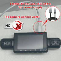 Dashcam 4 Voies Wi-Fi à Écran 3 Pouces – Avant 1080P, Caméras Latérales Infrarouges, vue 8