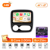Autoradio CarPlay Renault Trafic 3 et Opel Vivaro B (2014-2018) – Écran 9 pouces, sans fil, vue 17